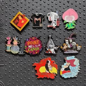Loungefly and Disney mixed lot of 10 pins.